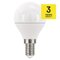 LED žiarovka Classic Mini Globe 5W E14 teplá biela