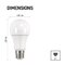 LED žiarovka Classic A60 13,2W E27 teplá biela