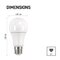 LED žiarovka Classic A60 13,2W E27 teplá biela