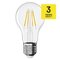 LED žiarovka Filament A60 / E27 / 3,4 W (40 W) / 470 lm / Teplá biela