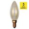 LED žiarovka Vintage sviečka / E14 / 2,5 W (20 W) / 225 lm / Teplá biela