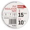 Izolačná páska PVC 15mm / 10m biela