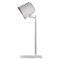 LED stolná lampa ABBIE, dobíjacia, biela