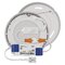 LED prisadené svietidlo NEXXO, kruhové, biele, 7,6W, CCT