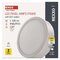 LED prisadené svietidlo, kruhové, biele, 12,5W, CCT