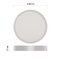 LED prisadené svietidlo, kruhové, biele, 28,5W, CCT