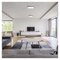 LED prisadené svietidlo, štvorec, strieborné, 28,5W, CCT