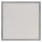 LED prisadené svietidlo, štvorec, strieborné, 28,5W, CCT