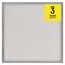 LED prisadené svietidlo, štvorec, strieborné, 28,5W, CCT