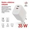 Univerzálny USB adaptér GaN do siete PD 35 W max.