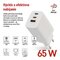 Univerzálny USB adaptér GaN do siete PD 65 W max.