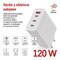 Univerzálny USB adaptér GaN do siete PD 120 W max.