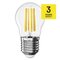 LED žiarovka Filament Mini Globe / E27 / 5,9 W (60 W) / 806 lm / Neutrálna biela