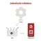 GoSmart LED stolná lampa Hexagon biela, 6 častí, RGBIC stmievateľná, WiFi