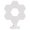 GoSmart LED stolná lampa Hexagon biela, 6 častí, RGBIC stmievateľná, WiFi