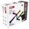 GoSmart LED svietidlo Lines čierne, 9 častí, 34 W, RGBIC stmievateľné, WiFi