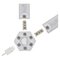 GoSmart LED svietidlo Lines čierne, 9 častí, 34 W, RGBIC stmievateľné, WiFi