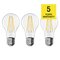 LED žiarovka Filament A CLASS A60 / E27 / 5 W (75 W) / 1 060 lm / neutrálna biela
