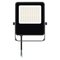 LED reflektor VISIO čierny, 50 W neutrálna biela