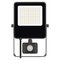 LED reflektor VISIO s pohybovým čidlom, 50 W, neutrálna biela, čierný