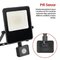 LED reflektor VISIO s pohybovým čidlom, 50 W, neutrálna biela, čierný