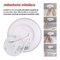 LED prisadené svietidlo FLORI okrúhle, biele, 18W, neutrálna biela