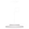 LED prisadené svietidlo DIONI kruhové, biele, 15W, CCT