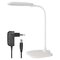 LED stolná lampa STELLA, biela