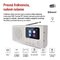 Prenosné rádio s Bluetooth, MP3, DAB / DAB+ / FM, biele