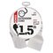 Predlžovací kábel 1,5 m / 1 zásuvka / biely / PVC / 1 mm2
