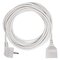 Predlžovací kábel 10 m / 1 zásuvka / biely / PVC / 1,5 mm2