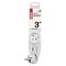 Predlžovací kábel 3 m / 3 zásuvky / biely / PVC / 1 mm2