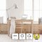 Predlžovací kábel 10 m / 3 zásuvky / biely / PVC / 1 mm2