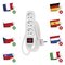 Predlžovací kábel 3 m / 3 zásuvky / s vypínačom / biely / PVC / 1,5 mm2