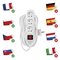 Predlžovací kábel 10 m / 3 zásuvky / s vypínačom / biely / PVC / 1,5 mm2