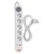 Predlžovací kábel 3 m / 5 zásuvky / s vypínačom / biely / 1×USB-A + 1×USB-C / 1,5 mm2