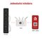 GoSmart predlžovací kábel 2 m / 4 zásuvky / s vyp. / s USB / biely-čierny / PVC / 1,5 mm2