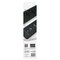 GoSmart predlžovací kábel 2 m / 4 zásuvky / s vyp. / s USB / biely-čierny / PVC / 1,5 mm2
