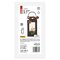 LED dekorácia – vianočný lampáš so sviečkou čierny, 22 cm, 3x AAA, vnútorný, vintage