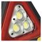 LED výstražný trojuholník, dobíjateľný, COB LED + červená LED