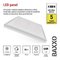 LED panel BAXXO 60×60, štvorcový prisazeny biely, 36W neutr. biela UGR