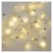 LED girlanda - kamienky, 1,2 m, 3x AA, vnútorné, teplá biela, časovač