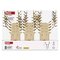 LED dekorácia drevená – sobík, 16 cm, 2x AAA, vnútorné, teplá biela, časovač, 12 ks, displ