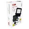 LED reflektor VISIO s pohybovým čidlom, 10W, neutrálna biela, čierný