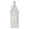 LED keramický domček, 18 cm, 1x CR2032, vnútorná, teplá biela, časovač