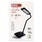 LED stolná lampa Eddy, čierna