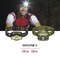 COB LED + LED čelovka P3536, 220 lm, 100 m, 3× AAA