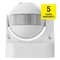 PIR senzor (pohybové čidlo) IP44 1200W, biely
