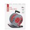 Predlžovací kábel na bubne 25 m / 4 zásuvky / červený / PVC / 230 V / 1,5 mm2