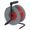 Predlžovací kábel na bubne 25 m / 4 zásuvky / červený / PVC / 230 V / 1,5 mm2
